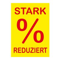 Werbeplakate DIN A4 -STARK REDUZIERT- gelb/rot