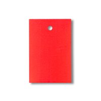 30x45 mm Kartonetiketten auf Rolle, rot